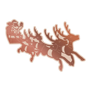 Couture Creations - Highland Christmas Santa's Sleigh Cut, Foil and Emboss Die (1pc)