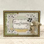 Modern Essentials Collection Cut, Foil and Emboss - Decorative Nesting Treasured Frames WH
