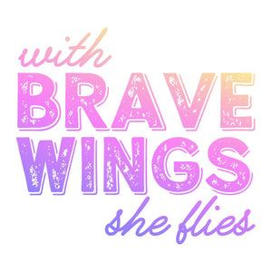 Couture Creations Butterfly Garden Collection - Brave Wings Mini Stamp WH