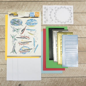 3D Diecut Decoupage Set - Amy Spring - Its a Mans World - Airplanes