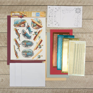 3D Diecut Decoupage Set - Amy Spring - Its a Mans World - Airplanes 2