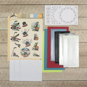 3D Diecut Decoupage Set - Amy Spring - Its a Mans World - Sports