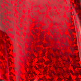 Foil Heat activated - Red (Iridescent Triangular Finish)