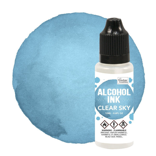 Pre-Order - Alcohol Ink - Aqua / Clear Sky - 12ml  |  0.4fl oz