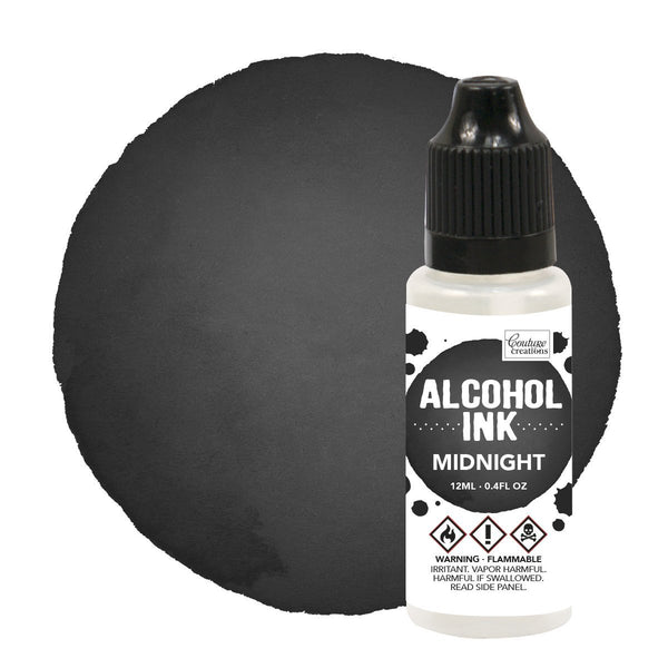 Pre-Order - Alcohol Ink - Pitch Black / Midnight - 12ml  |  0.4fl oz