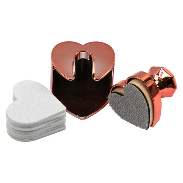 Alcohol Ink Applicator Tool - Deluxe Heart Model with Holder inc 10 Felts