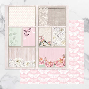 Paper - 12 x 12in Double Sided - Peaceful Peonies Sheet 12 (1pc)
