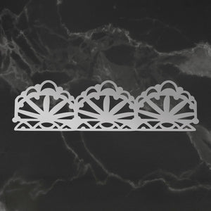 Die - Peaceful Peonies - Delicate Lace Die (1pc) - 30 x 110mm | 1.1 x 4.3in