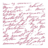 Mini Stamp - Peaceful Peonies - Cursive (1pc)
