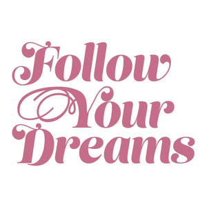 Mini Stamp - Peaceful Peonies - Follow Your Dreams (1pc)