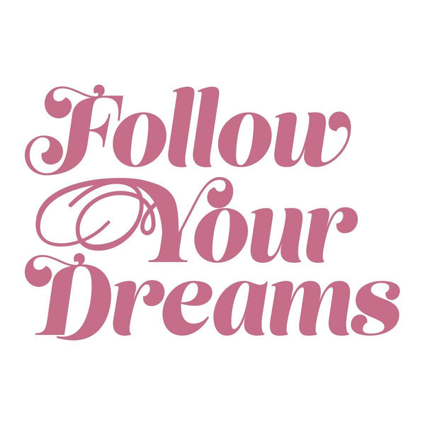 Mini Stamp - Peaceful Peonies - Follow Your Dreams (1pc)