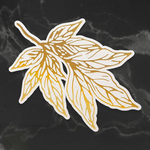 Cut, Foil & Emboss Die - Peaceful Peonies - Leafy Branch (1pc)
