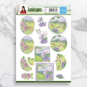 Jeanine's Art 3D Diecut Decoupage - Spring Landscapes