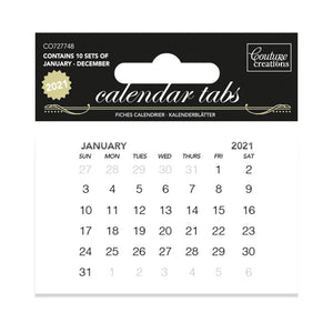 2021 Calendar Tabs