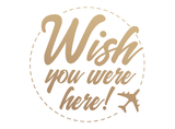 New Adventures - Mini Stamp, Wish You Were Here
