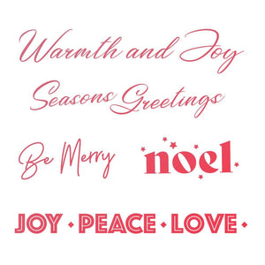 The Gift of Giving - Mini Stamp Set, Warmth and Joy sentiments