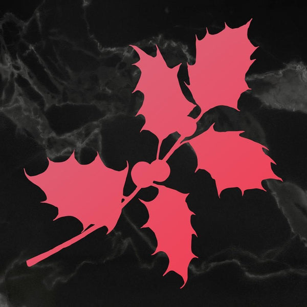 The Gift of Giving - Mini Stamp, Holly Silhouette