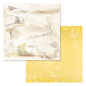 Sweeping Plains - Double Sided Pattern Paper #6 (1 sheet)