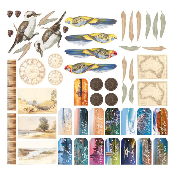 Sweeping Plains - Diecut Ephemera Set
