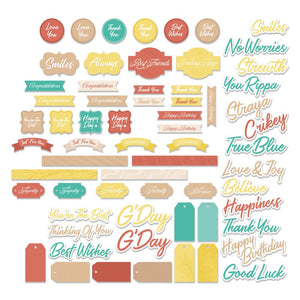 Sweeping Plains - Diecut Sentiment Set