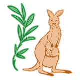 Sweeping Plains - Mini Stamp and Die Set, Kangaroo (2pc)