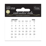 Calendar Tab - 2022 ( Pack of 10)