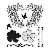 You Go Girl - Stamp Set, Wreathed Florals