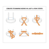 Ribbon Frame - White (Plastic)