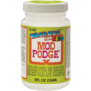 Plaid - Mod Podge - Kids Wash Out Glue - 8 oz