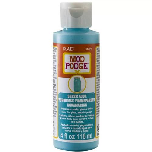 Plaid Mod Podge Sheer Colour - Aqua (4oz)