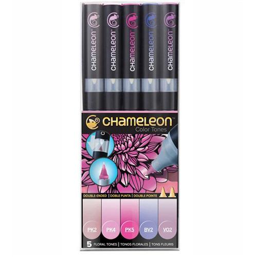 Chameleon Alcohol Pen - 5 Pen Set - Floral Tones