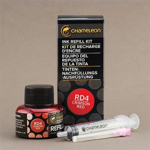 Chameleon Ink Refill 25ml - Crimson Red RD4