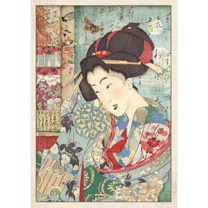 Stamperia Rice Paper Pack A4 - Geisha