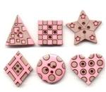 Dress It Up - Geometric Buttons #19 (6 pcs)