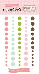 Echo Park Bundle of Joy / A New Addition - Girl Enamel Dots