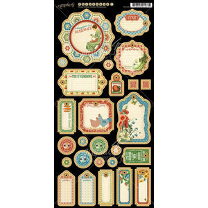 Graphic 45 - Home Sweet Home Journaling Chipboard