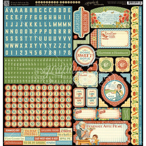 Graphic 45 - Home Sweet Home Sticker