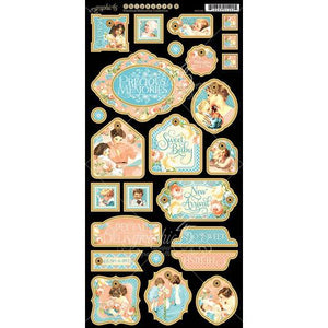 Graphic 45 - Precious Memories Decorative Chipboard
