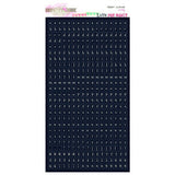 Glitz Love You Madly Teeny Alpha Stickers - Navy