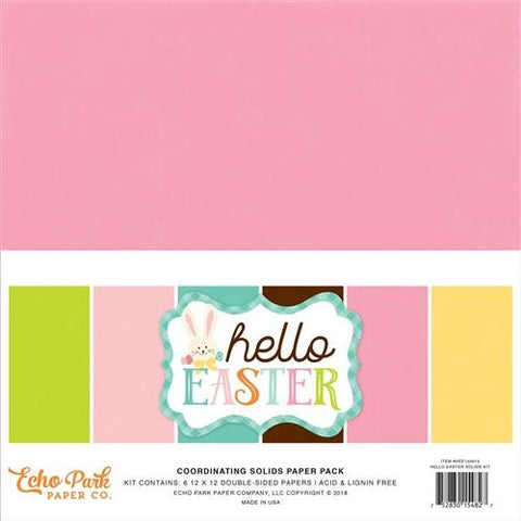 Echo Park Hello Easter Cardstock 12x12