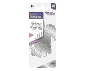 Gemini Foil Stamp Die - Expressions, Happy Birthday