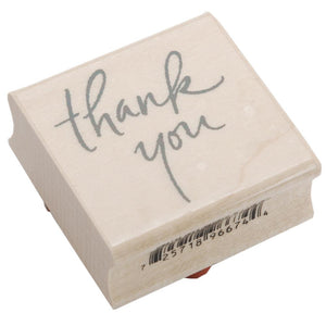 Inkadinkado Mounted Rubber Stamp - Thank you