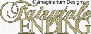 Imaginarium - Fairytale Ending (119mm x 44mm) - Chipboard Phrases