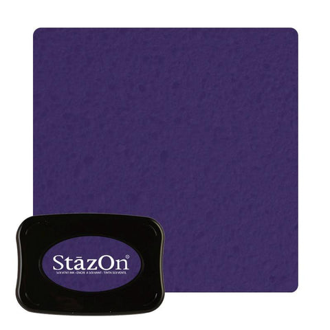 Staz On -  Solvent Ink pad -  Royal Purple