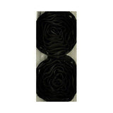 Kaisercraft - Ribbon  Roses Large - Black (4 Flowers)