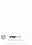 Kaisercraft C6 Card and Envelope Pack (10 pack) | Hobby Craft and Scrap