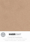 Kaisercraft C6 Card and Envelope Pack (10 pack) | Hobby Craft and Scrap