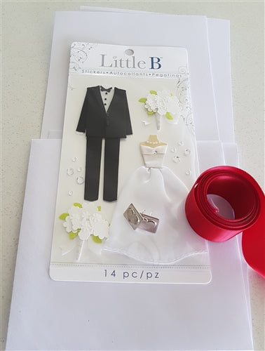 Little B Card pack - Bride & Groom