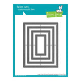 Lawn Fawn Die - Large Cross-Stitched Rectangle Stackables