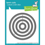 Lawn Fawn Die - Large Cross-Stitched Circle Stackables